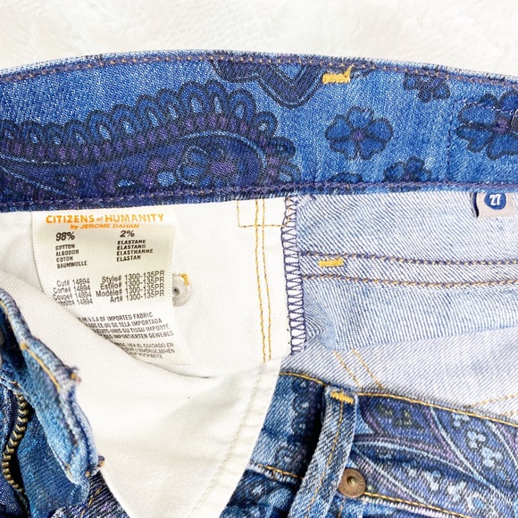 Citizens of Humanity Avedon Morris Paisley Jeans - Picture 9 of 10